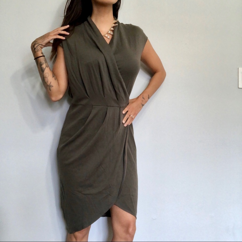 Banana Republic olive dress